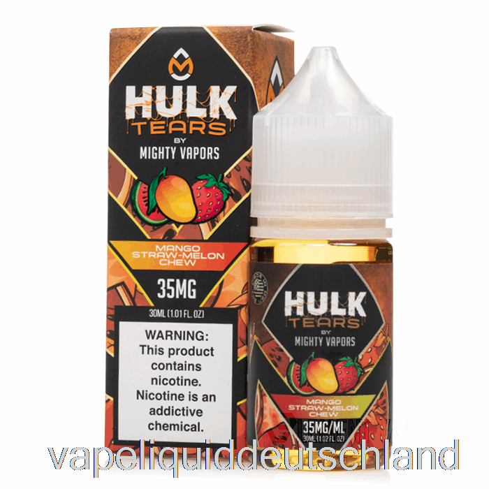 Mango-Strohmelonen-Kaubonbon – Hulk Tears-Salze – 30 Ml, 35 Mg Vape Deutschland